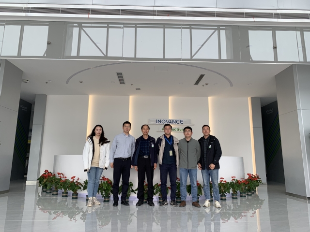 机械工程学院赴汇川新能源访企拓岗洽谈校企合作